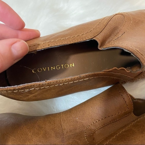 🛍️3/$30 Covington women’s tan heeled booties in size 6.5 - Picture 5 of 10